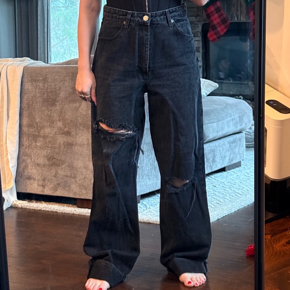 Zara size 10 wide leg pant